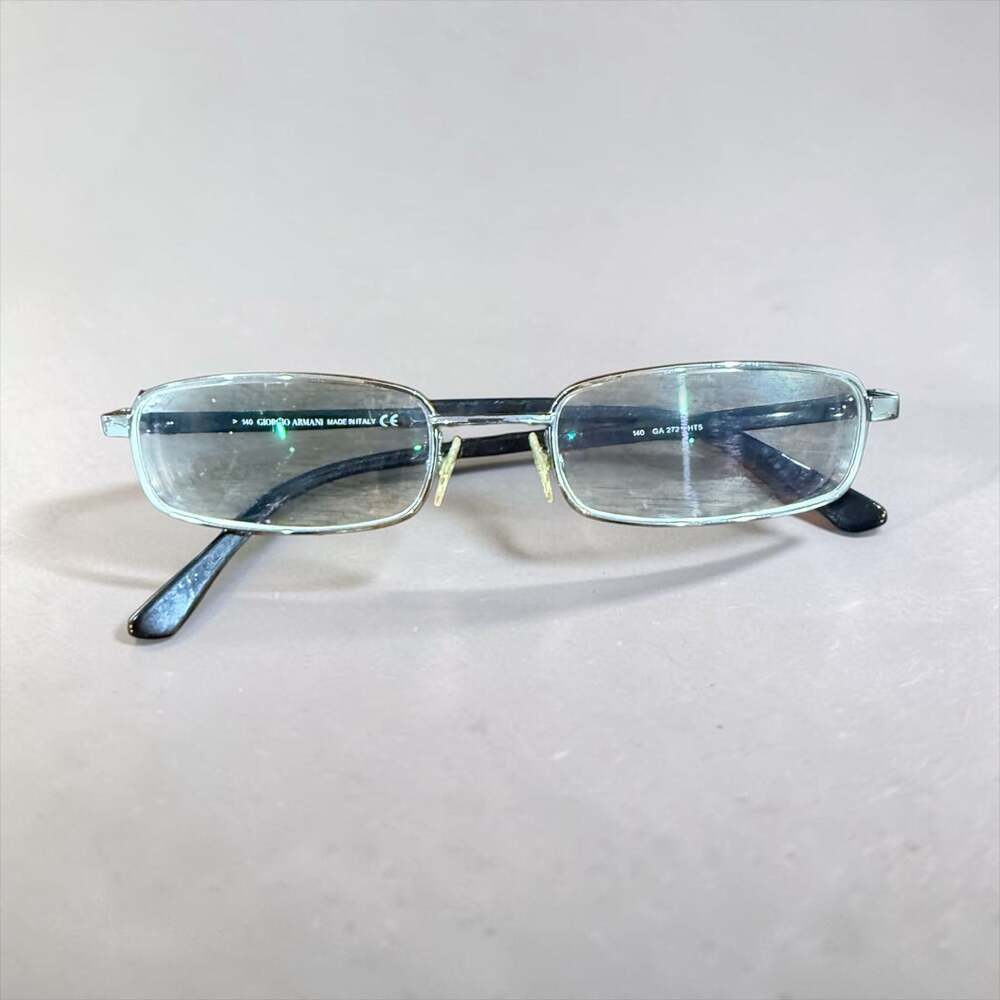 Vintage Giorgio Armani GA 272 HT5 Eyeglasses 52-18-140 Italy Slim Rectangular